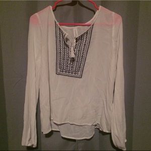 white blouse